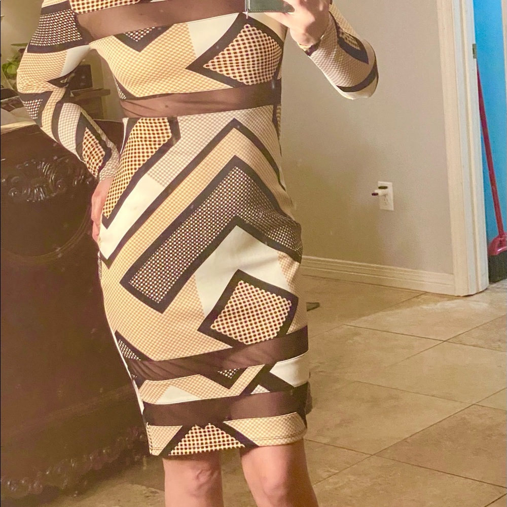 XS CUTE panel dress from Fire Los Angeles